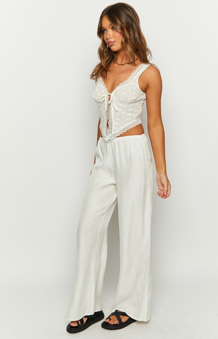 Bridget White Pants view 4